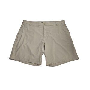 Rhone Resort Shorts Men’s 39 Actual Dark Khaki 8" Chino Performance Golf EUC